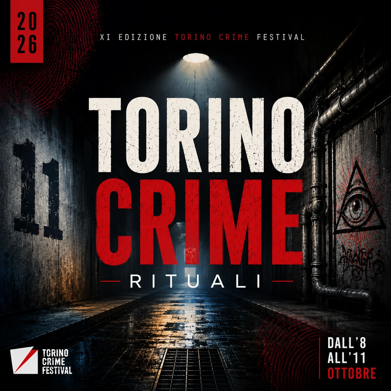 Manifesto Torino Crime Festival 2026: Rituali
